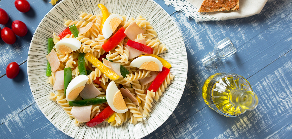 Ensalada de pasta con Huevo Cocido San Juan