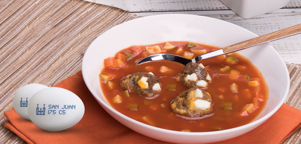 Albóndigas rellenas de Huevo San Juan