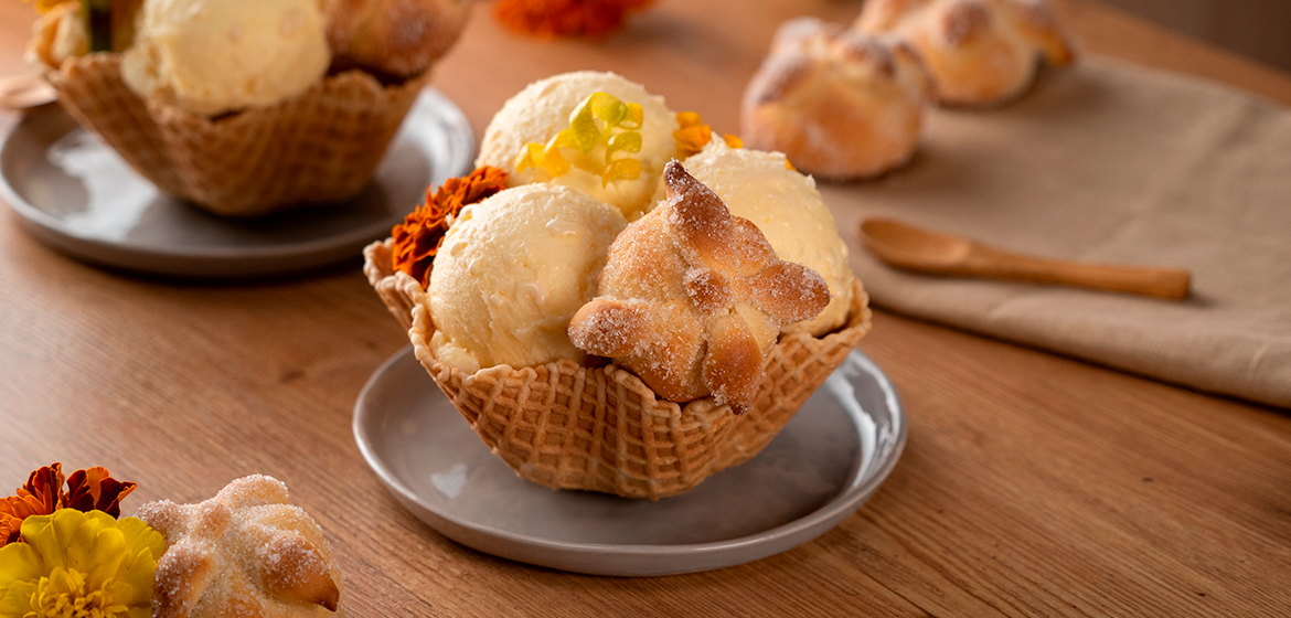 Helado de Pan de Muerto